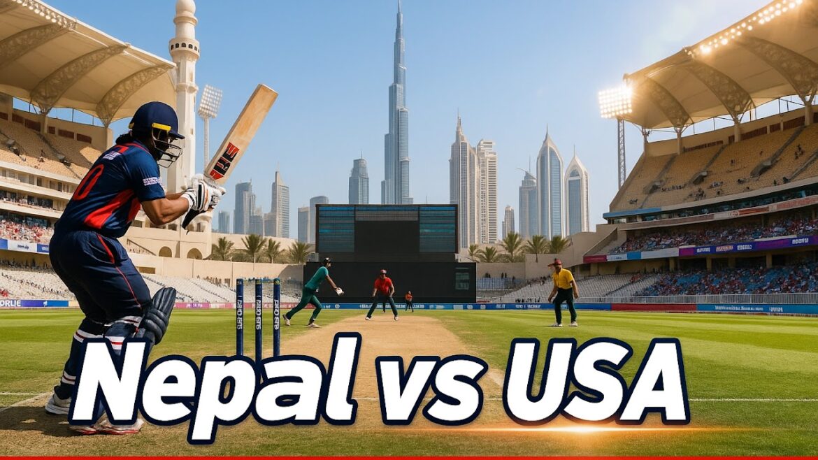 దుబాయ్‌లో ప్రశాంతమైన చేజ్‌తో యునైటెడ్ స్టేట్స్ నేపాల్‌ను అధిగమించింది
