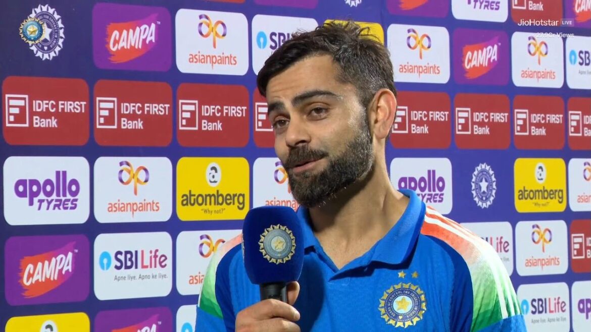 వన్డే సిరీస్‌లో విరాట్ కోహ్లీ ఆధిపత్యం — 302 పరుగులు, ప్లేయర్ ఆఫ్ ది సిరీస్
