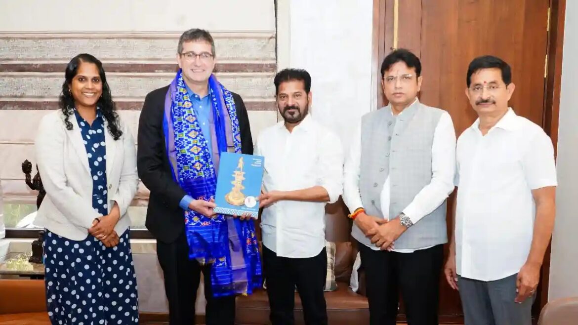 డెలావేర్ గవర్నర్ మాట్ మేయర్ తెలంగాణ సిఎం రేవంత్ రెడ్డిని కలిశారు, విద్య మరియు ఆరోగ్య సంరక్షణలో సహకారాన్ని చర్చిస్తున్నారు
