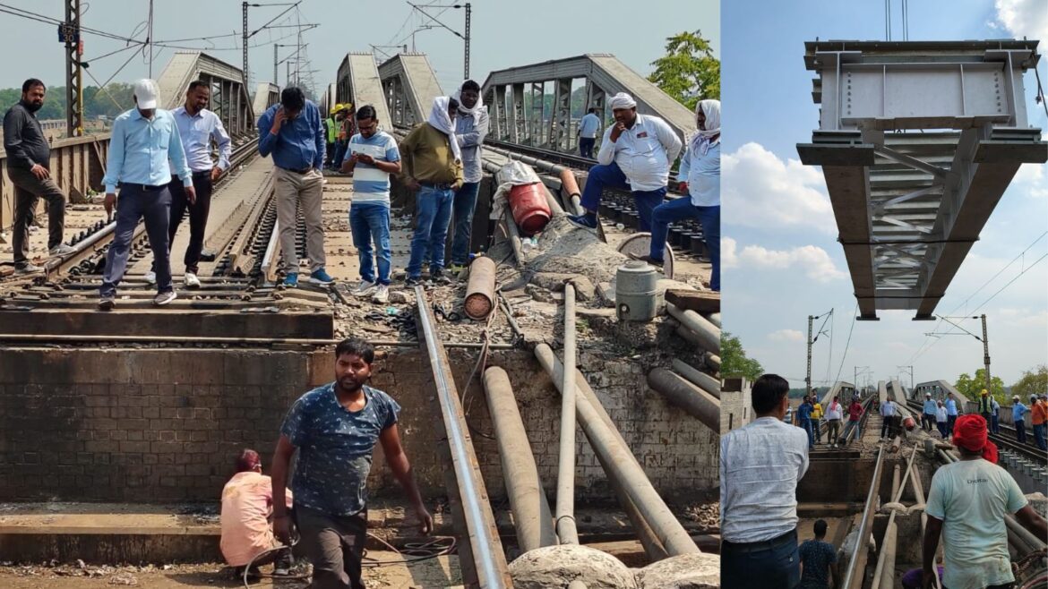 The renovation of Yamuna Bridge (Bridge No. 30) is expected to ensure safer, smoother and faster train operations.