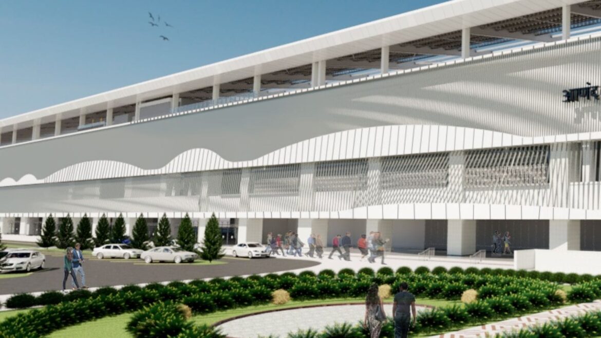 Graphical design of Anand bullet train station (Image: NHSRCL)