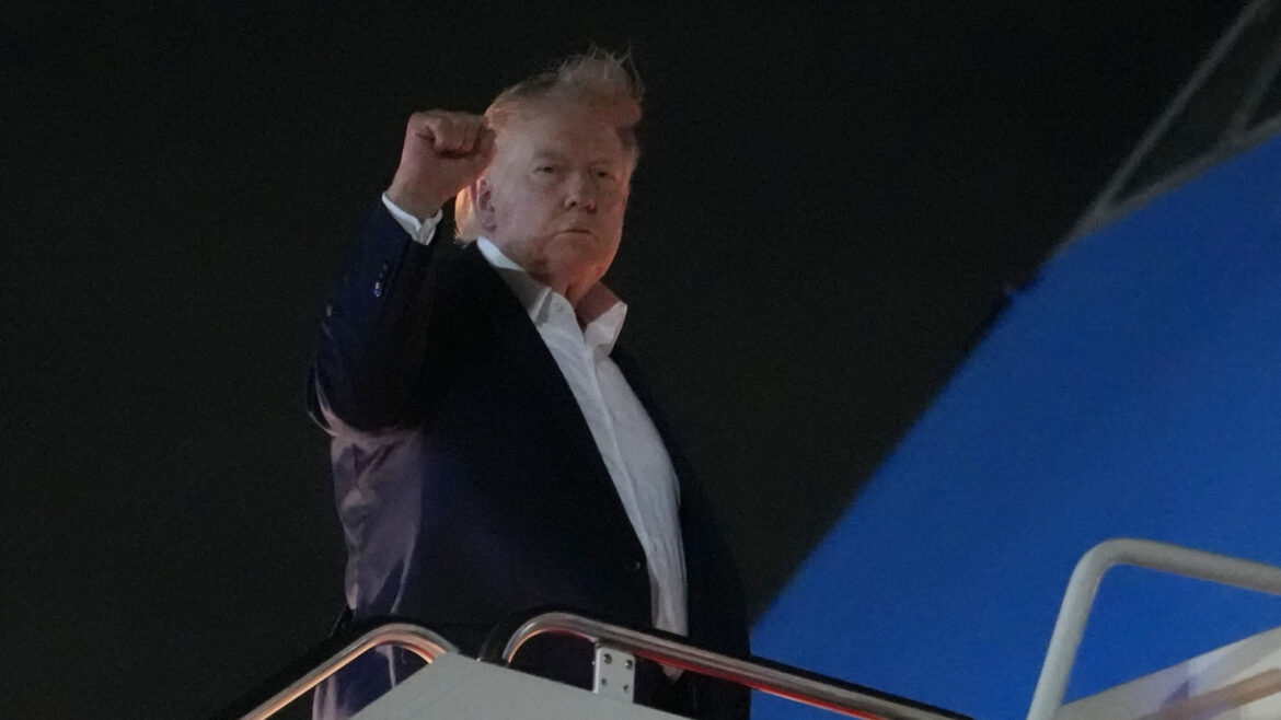 Donald Trump jubilant after the US-Iran deal, boards Air Force One