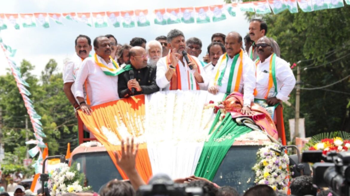 DK Shivakumar took oath as Karnataka's 24th Chief Minister on June 3 after being elected leader of the Congress Legislature Party (CLP).