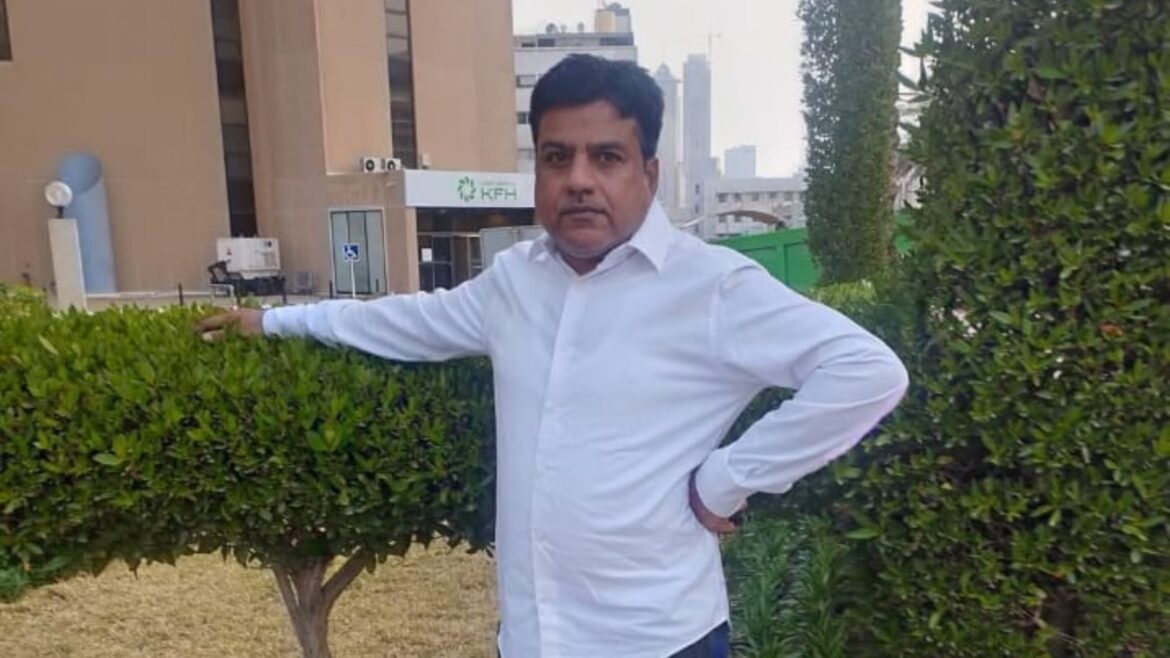 Kuwait airport drone strike victim, Manzoor Ahmed tailor killed Kuwait, Iranian drone attack Kuwait International Airport, Ujjain man killed in Kuwait, Gulf conflict civilian casualties, Madhya Pradesh migrant worker death, US Iran conflict spillover 2026, Anand Mohan J, Indian Express Bhopal news